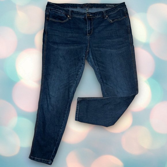 Seven7 Women’s Plus Size Melissa McCarthy Mid-Rise Jeggings Skinny Jeans Size 20 - Picture 2 of 8